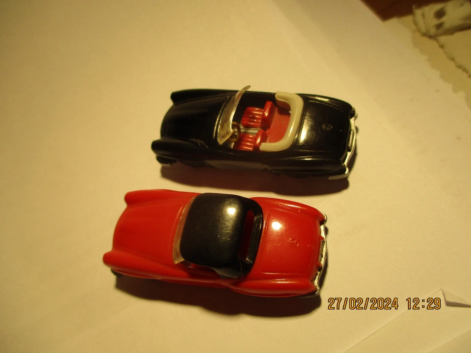 RE-WIKING - 2x MB 190 SL - 1 COUPE ROT/SCHWARZ - 1 CABRIO SCHWARZ - Immagine 3 di 4