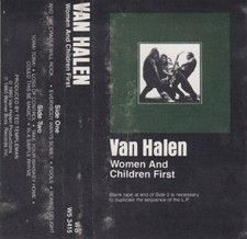 Van Halen - Women and Children First USED CASSETTE 