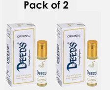 Dove Soap Fragrance Unisex Perfume Body Oil Roll On Attar 0.27 OZ Pack of 2