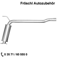 für Vw Transporter 4 T4 2.4 D AAB EDELSTAHL Vorschalldämpfer Auspuff Anlage a*