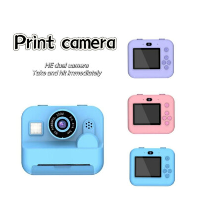 Children's Mini Polaroid Printing Camera High Definition Dual Multi-function