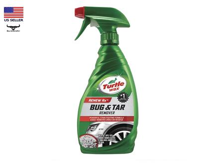 Turtle Wax T520A Bug & Tar Stain Remover Spray Cleaner 16 oz Auto Car Truck RV