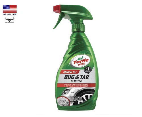 Turtle Wax T520A Bug & Tar Stain Remover Spray Cleaner 16 oz Auto Car Truck RV