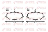 Remsa BremsbeläGe Bremsbelegsatz Vorne FüR Peugeot 407 SW CitroëN C6 C5