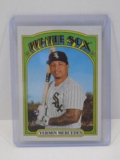 2021 Topps Heritage 561 Yermin Mercedes Chicago White Sox Baseball Card