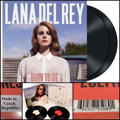 LANA DEL REY Born To Die +3 Bonus Songs 2x LP 180 Gram Vinyl Rare