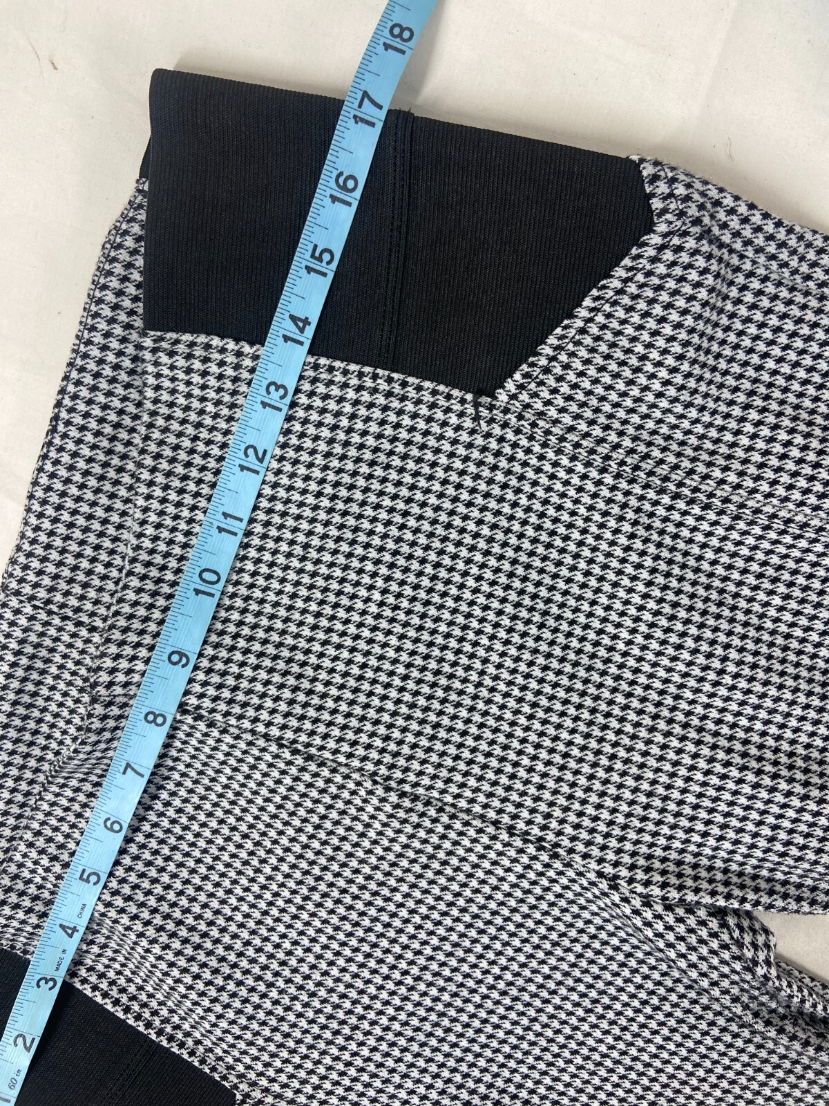 Ashley Houndstooth Pattern Maternity Stretch Pant… - image 4