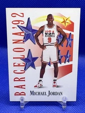 Michael Jordan 1991-92 Skybox #534 ‘92 Barcelona USA Basketball Team