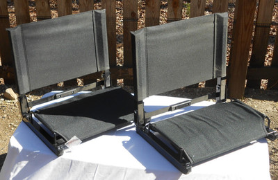 2 Stadium Seats for Bleachers - Slightly used