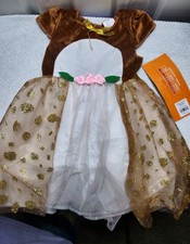Hyde and Eek Girls Halloween Costume Toddler Fawn Dress 4-5T Missing Headpiece