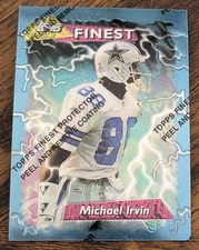 1995 Topps Finest  #272 Michael Irvin W/ Coating NM