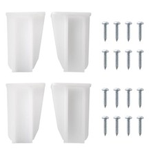 R 7227 Rear Drawer Track Back Plate, 5/16 in. x 7/8 in., Support and 2 Pairs