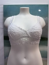 Aerie Pure White Lace Bralette Women's size Medium