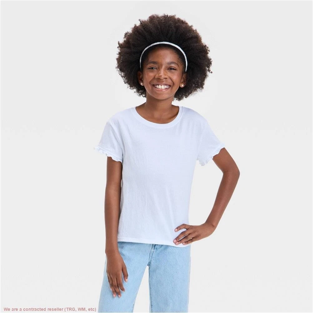 Cat & Jack Short Sleeve Tops, Shirts & T-Shirts for Girls for sale