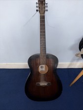 Tanglewood Crossroads Acoustic Guitar Blues, 6-String, Dark Wood Finish