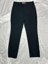 Michael Kors Straight Leg Stretch Trousers Pants, Black, Women's 8