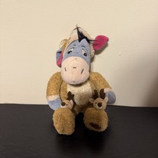 Disney Store Exclusive Reindeer Eeyore Sleeper Plush Stuffed Toy Winnie The Pooh