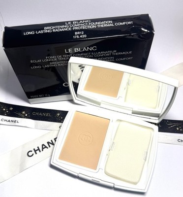 Chanel Le Blanc Brightening Compact Foundation Long Lasting Radiance BR12 12g