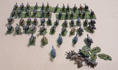56 VINTAGE HELL HOUND WOLF PACK METALL MINIATUREN CITIDEL WARHAMMER RAL PARTHA ?