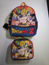 Mochila y lonchera con estampado de personajes Dragon Ball Z Goku