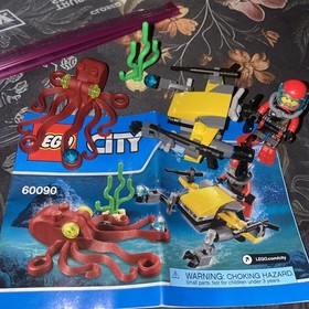 5 Lego City Undersea -Space Sets : 60263, 60090, 60091, 30370, 30315
