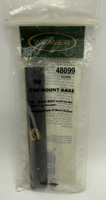 WEAVER 99 top mount base front rear rifle scope WIN 700 SA bracket Black 48099