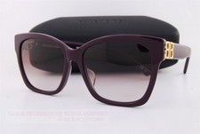 Closeout New Authentic Balenciaga Sunglasses BB 0102/SA-006 Violet/Red