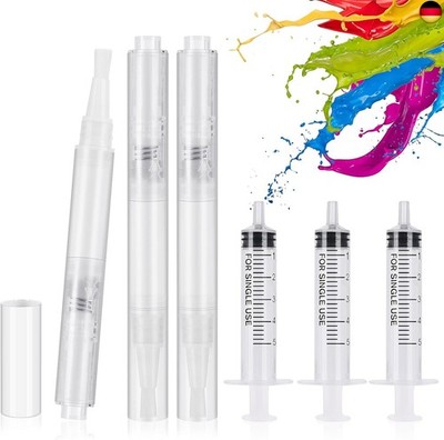 Thinp 6 Stück Ausbesserungsstift für Wände Nachfüllbarer Lackstift Aus
