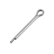 Split Cotter Pin 5/32 inch x 1 3/8 inch Carbon Steel 2-Prongs Silver 25Pcs