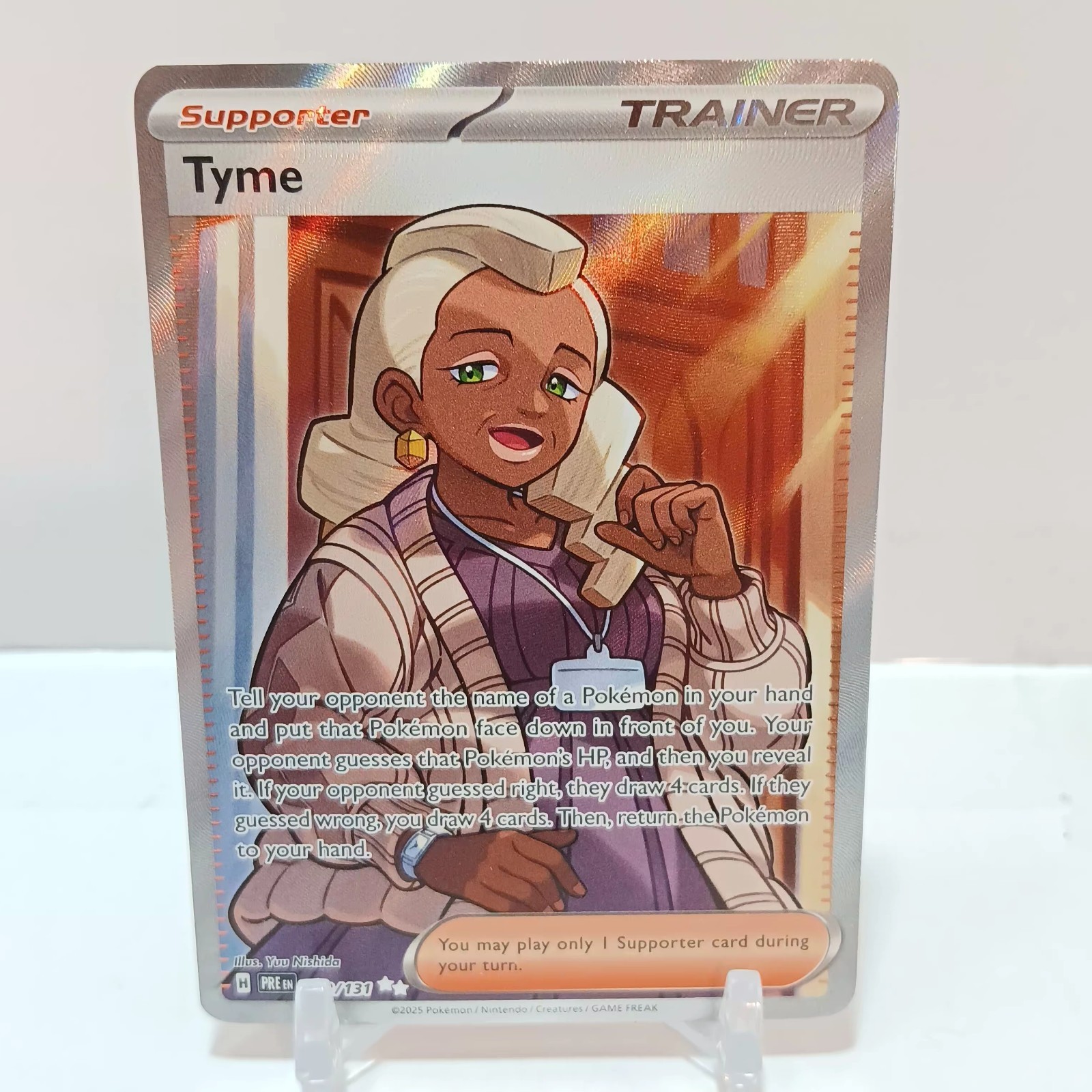 Pokémon Tyme 143/131 NM- Prismatic Evolutions