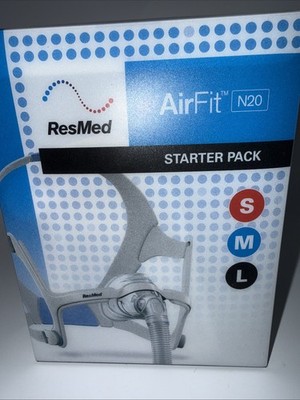 Res Med AirFit N20 Starter Pack Size: SML MED LRG - REF 63535