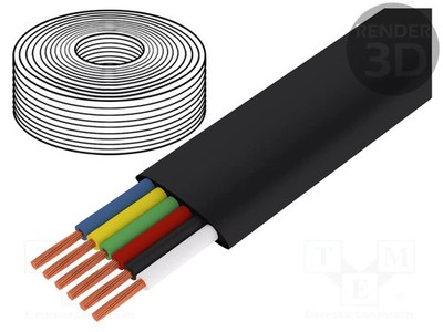 Ader: CCA schwarz 0÷60°C Leitungen: Telefon Line
