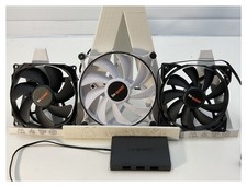 be quiet 120mm Case Fan Set with Hub Black/White