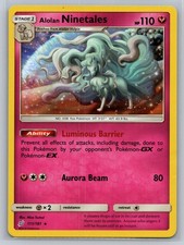 Alolan Ninetales 111/181 Holo Rare Team Up Pokemon NM on eBay