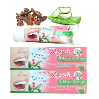 2x100g Rasyan ISME Herbal Clove Toothpaste Antibacterial Teeth Whitening Oral