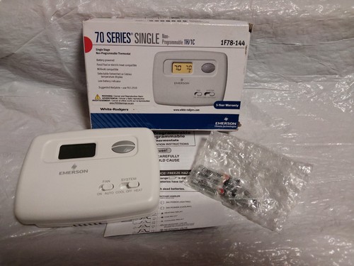 Emerson White-Rodgers 1F78-144 70 Series Non-Programmable Thermostat 1H/1C AC --