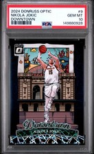 2024 PANINI DONRUSS OPTIC DOWNTOWN #9 NIKOLA JOKIC PSA 10