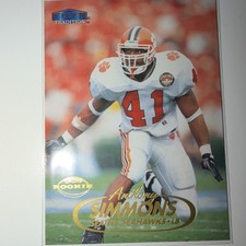 Fleer 1998 Tradition Anthony Simmons Rookie #239 Seattle Seahawks NFL Card. rookie card picture