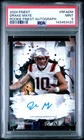 2024 TOPPS FINEST AUTO #RFADM DRAKE MAYE ROOKIE RC PSA 9