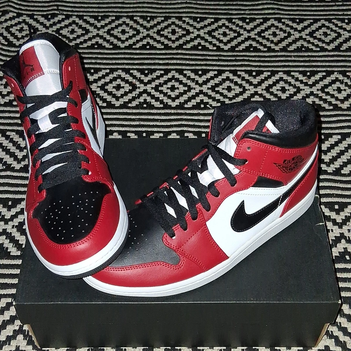 Jordan 1 Mid Gym Red Black White for Sale | Authenticity