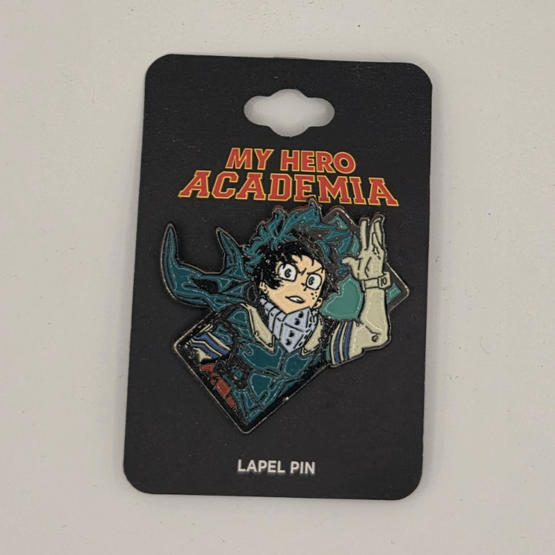 Bioworld My Hero Academia Izuku Midoriya Enamelled Lapel Pin Crunchyroll