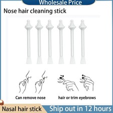100 Pcs Nose Wax Sticks, Plastic Nose Hair Wax Applicator Stick