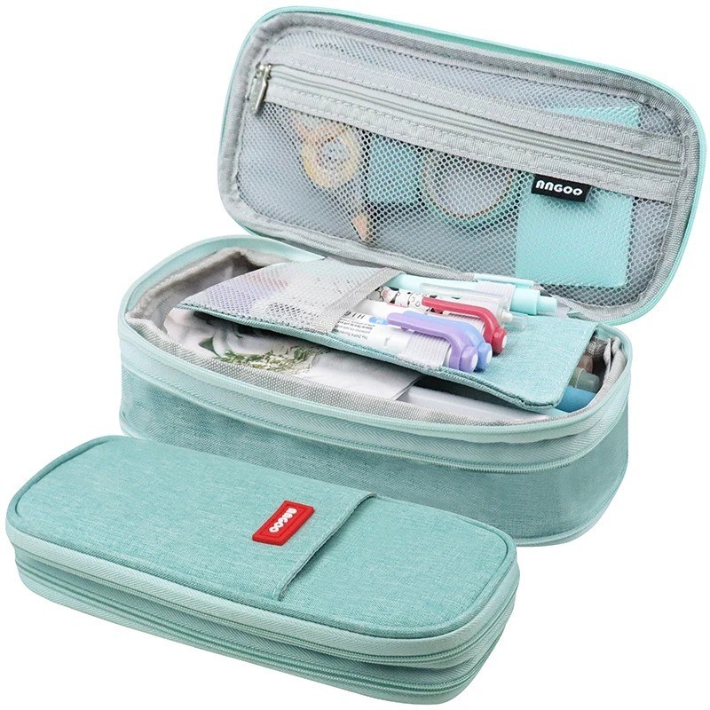 Case Zipper Pen Bag School Student Organizer Pouch Bag New