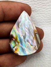Amazing Natural Flashy Abalone Shell Cabochon, Mother Of Pearl Shell Gemstone