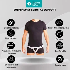 Tonus Elast Suspensory Scrotal Support (XXX-Large) – Maximum Comfort and Support