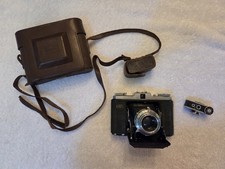 Vintage Zeiss Ikon Folding Camera Tessar 1:35 f 75mm Synchro-Compur w/aux Meter