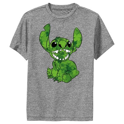 Boy's Lilo & Stitch Four-Leaf Clover Fill Performance Tee