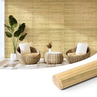 Bambus Wandpaneel Innenwanddekoration Natur Optik 244Cm X 30Cm 0,74M² Rolle