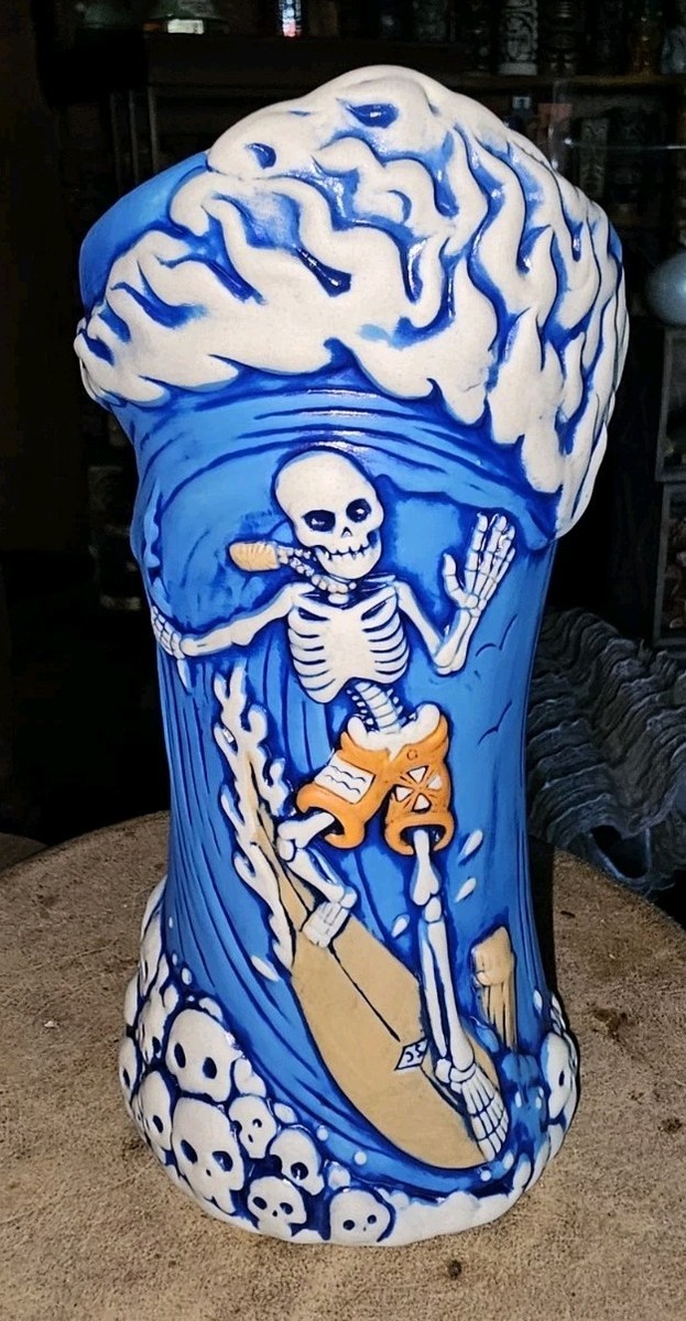Makai Santa Cruz 5th Anniversary Tiki Mug Drew Brophy Surf