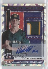 2023 USA Baseball Stars & Stripes Signatures Prime 3/23 Nicolas Hawkins Auto 1y9